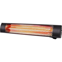 Alpina® Heizstrahler 2000W Schwarz Gold