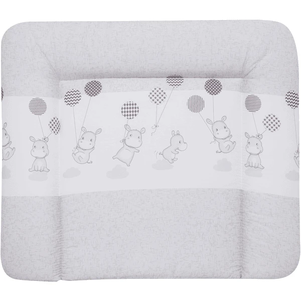 Alvi Wickelauflage Molly Folie Hippo Silber 85 X 75 Cm 3 Alvi Wickelauflage Molly Folie Hippo Silber 85 X 75 Cm