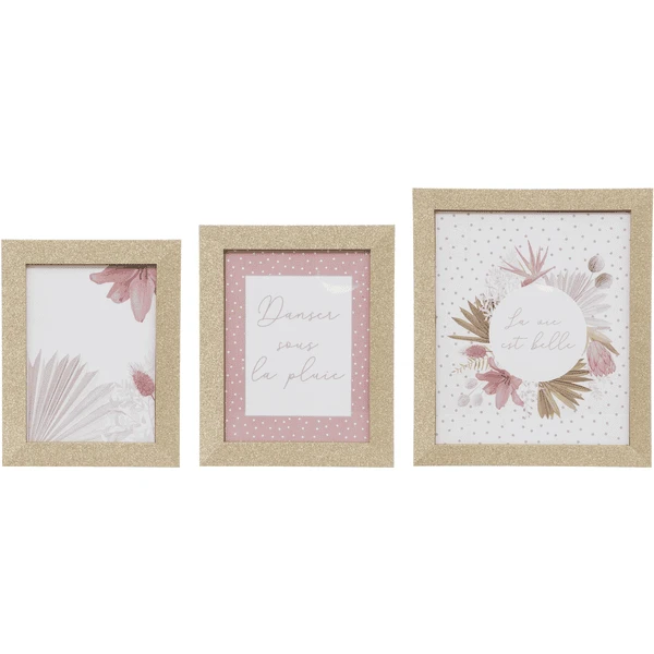 Atmosphera Bilderrahmen-Set 3 Tlg. Glitter 2 Atmosphera Bilderrahmen-Set 3 Tlg. Glitter