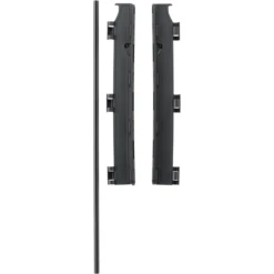 BabyDan Baby Dan Wandbeschläge Für Flex Gitter (Laufgitter, M, L, XL, XXL) Schwarz