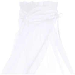 Babybay Himmelstoff Weiß/weiß 200 X 135 Cm
