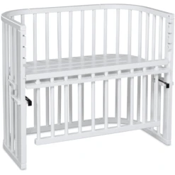Babybay Maxi Beistellbett Comfort Plus Weiß Lackiert