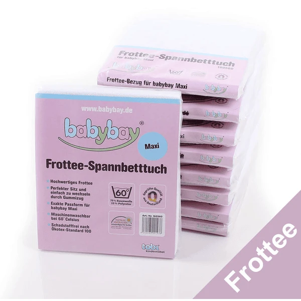 Babybay Maxi Spannbetttuch Frottee Weiß 89 X 50 Cm 3 Babybay Maxi Spannbetttuch Frottee Weiß 89 X 50 Cm