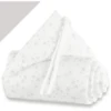 Babybay® Nestchen Piqué Midi/Mini Sterne Perlgrau 157 X 25 Cm