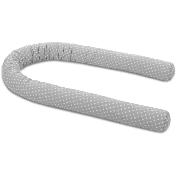 Babybay Nestchenschlange Lichtgrau Sterne Weiß 180 Cm 3 Babybay Nestchenschlange Lichtgrau Sterne Weiß 180 Cm