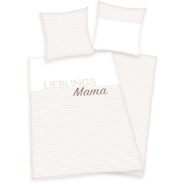 Babybest® Bettwäsche Lieblings-Mama 135 X 200 Cm 3 Babybest® Bettwäsche Lieblings-Mama 135 X 200 Cm
