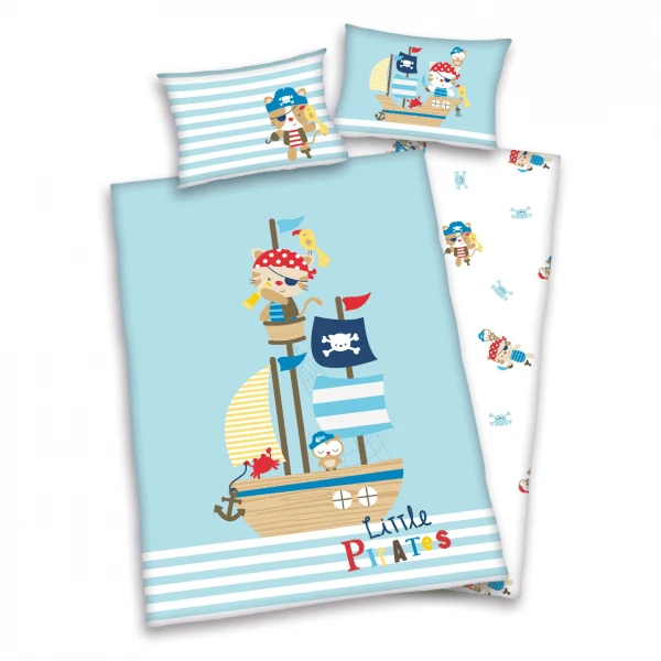Babybest® Bettwäsche Little Pirates 100x135cm 3 Babybest® Bettwäsche Little Pirates 100x135cm