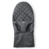 BabyBjörn BABYBJÖRN Stoffsitz Für Babywippe Bliss Cotton Anthrazitgrau -Roba Store babybjoern stoffsitz fuer babywippe bliss cotton anthrazitgrau a227542
