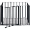 BabyDan Laufgitter Square Inkl. Spielmatte 102 Cm, Schwarz -Roba Store babydan laufgitter square inkl spielmatte 102 cm schwarz a245245