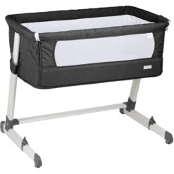 BabyGO Beistellbett Together Dark Grey Special Edition