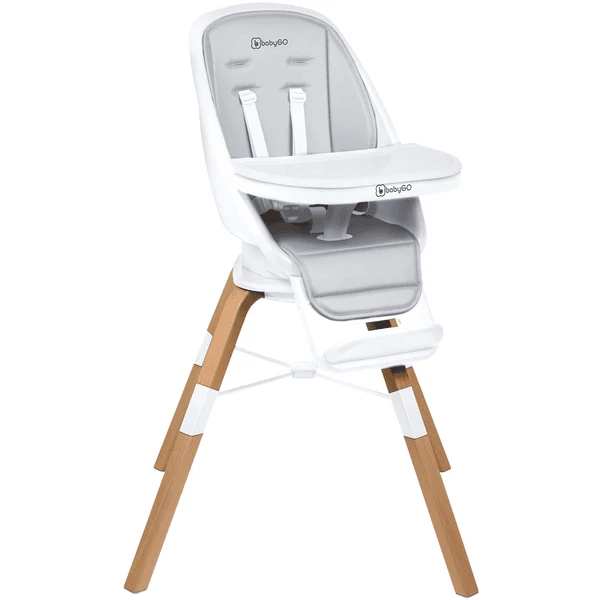 BabyGO Hochstuhl Carou White 3 BabyGO Hochstuhl Carou White