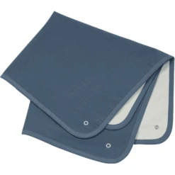 Be Be 's Collection Bezug Wickelunterlage Musselin Dunkelblau 53 X 57 Cm