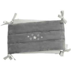 Be Be 's Collection Nestchen Sternchen Grau 35x190 Cm