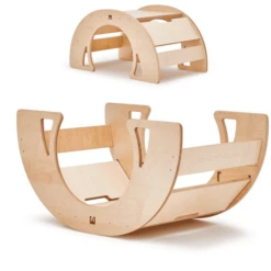 Bianconiglio Kids® Wipptisch DONDO Multifunktional Natur Lackiert