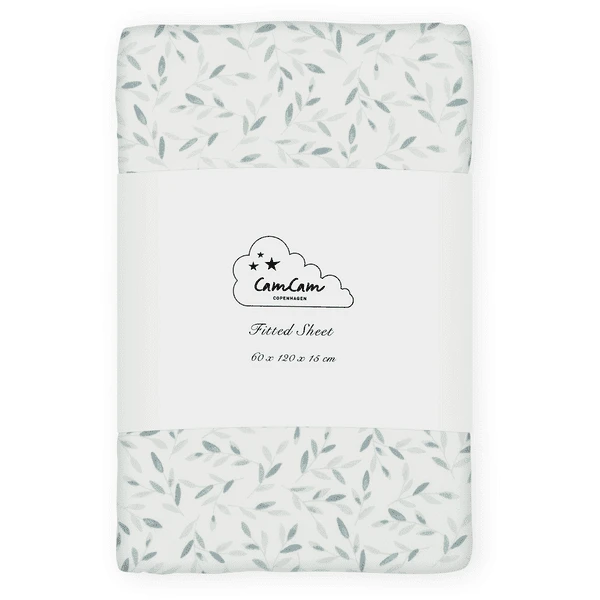 Cam Cam Copenhagen Cam Cam® COPENHAGEN Spannbettlaken 60 X 120 Cm Green Leaves 3 Cam Cam Copenhagen Cam Cam® COPENHAGEN Spannbettlaken 60 X 120 Cm Green Leaves