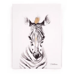 CHILDHOME Ölgemälde Zebra 30 X 40 Cm