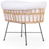 CHILDHOME Rattan Wiege Mit Metallbeinen Inkl. Matratze Und Nestchen -Roba Store childhome rattan wiege mit metallbeinen inkl matratze und nestchen a367074