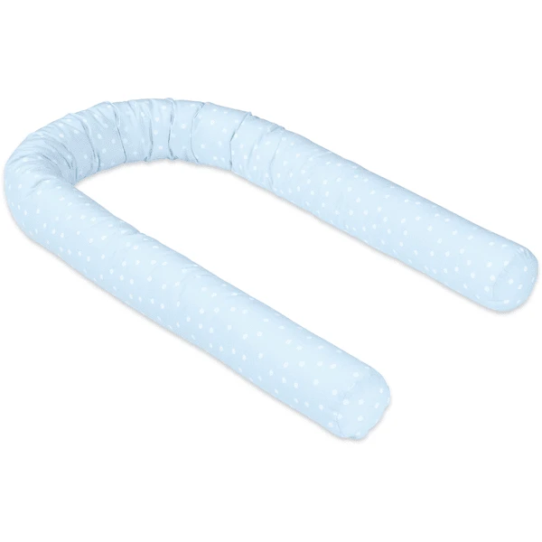 Dreamgood Nestchenschlange Himmelblau Punkte Weiß 3 Dreamgood Nestchenschlange Himmelblau Punkte Weiß