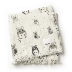 Elodie Baumwolldecke Forest Mouse