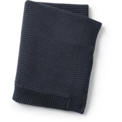 Elodie Gestrickte Wolldecke Juniper Blue