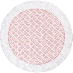 Emma & Noah Krabbeldecke Rund Rosa 100 Cm
