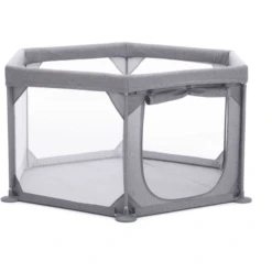 Fillikid Laufgitter 6-eckig Grau