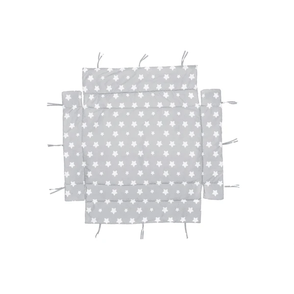Fillikid Laufstalleinlage Sterne Grau 3 Fillikid Laufstalleinlage Sterne Grau
