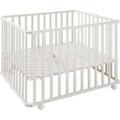 Geuther Laufgitter Ameli 106,5 X 90 Cm Weiß Kleine Monster