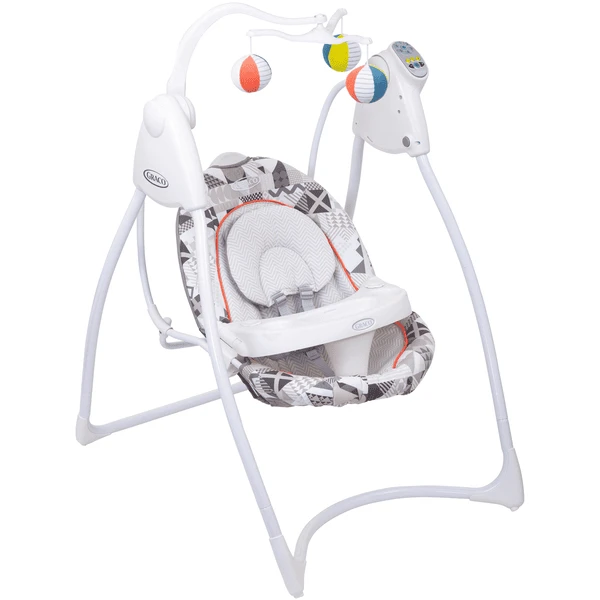 Graco Schaukel Lovin Hug Patchwork Grey 3 Graco Schaukel Lovin Hug Patchwork Grey