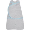 HALO® SleepSack® Ideal Temp Wickelschlafsack 1,5 TOG Heather Gray/Aqua -Roba Store halo sleepsack ideal temp wickelschlafsack 1 5 tog heather gray aqua a388716