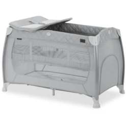 Hauck Reisebett Play N Relax Center Quilted Grey