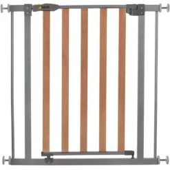 Hauck Türschutzgitter Wood Lock Safety Gate Silver