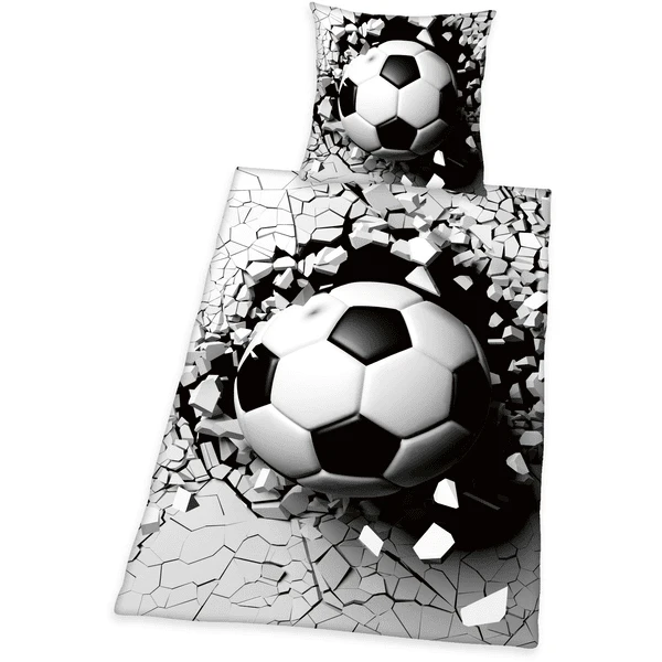 HERDING Bettwäsche 3D Fußball 135 X 200 Cm 3 HERDING Bettwäsche 3D Fußball 135 X 200 Cm