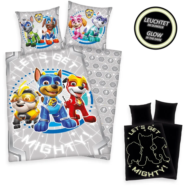 HERDING Bettwäsche PAW Patrol "Mighty Pups" 135 X 200 Cm 3 HERDING Bettwäsche PAW Patrol "Mighty Pups" 135 X 200 Cm