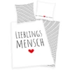 HERDING HOME Bettwäsche Lieblingsmensch 135 X 200 Cm -Roba Store herding home bettwaesche lieblingsmensch 135 x 200 cm a310761