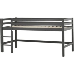 Hoppekids Halbhochbett Basic Smoked Pearl 90 X 200 Cm