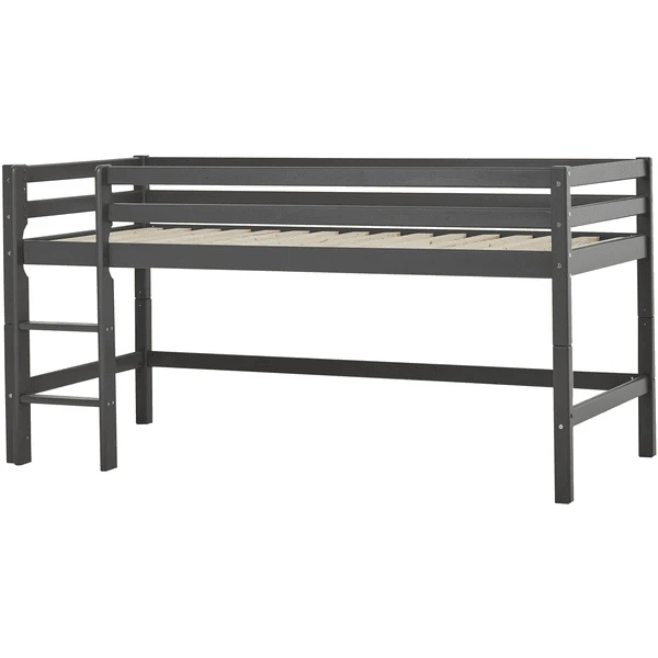 Hoppekids Halbhochbett Basic Smoked Pearl 90 X 200 Cm 3 Hoppekids Halbhochbett Basic Smoked Pearl 90 X 200 Cm