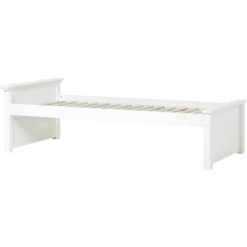 Hoppekids Maja Deluxe Sofabett 90 X 200 Cm Rollrost Weiß 1 Mittleres Und 1 Niedriges Bettende