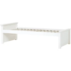 Hoppekids Maja Deluxe Sofabett 90 X 200 Cm Weiß Lattenrost 1 Mittleres Und 1 Niedriges Bettende