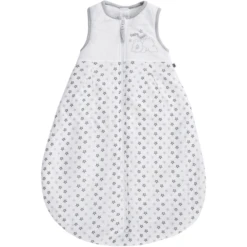 JACKY Schlafsack TENCEL Weiß/grau