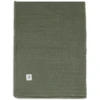 Jollein Kuscheldecke Kinderbett 100x150 Cm Pure Knit Leaf Green/Velvet