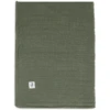 Jollein Kuscheldecke Wiege 75x100cm Pure Knit Leaf Green/Velvet