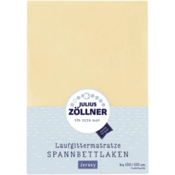 JULIUS ZÖLLNER Spannbettlaken Für Laufgittermatratzen Banana 100 X100 Cm