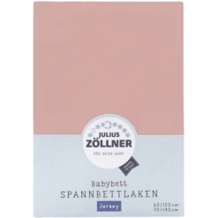 JULIUS ZÖLLNER Spannbetttuch Jersey Blush 70 X 140 Cm