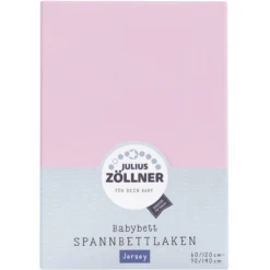 JULIUS ZÖLLNER Spannbetttuch Jersey Rosa