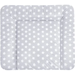 JULIUS ZÖLLNER Wickelauflage Softy Sterne Grau 65 X 75 Cm