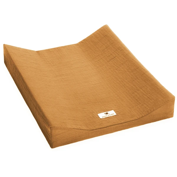 JULIUS ZÖLLNER Wickelauflagenbezug Musselin Zimt 50 X 65 Cm 3 JULIUS ZÖLLNER Wickelauflagenbezug Musselin Zimt 50 X 65 Cm