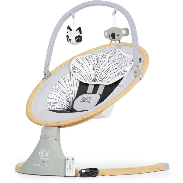 Kinderkraft Babywippe LUMI Wooden 3 Kinderkraft Babywippe LUMI Wooden