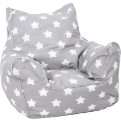 Knorr Toys® Kindersitzsack, Stars White