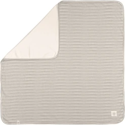 LÄSSIG Babydecke Striped Grey 80 X 80 Cm